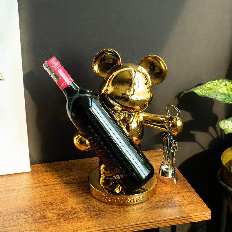 Gold State Of Mind Bear Sculpture